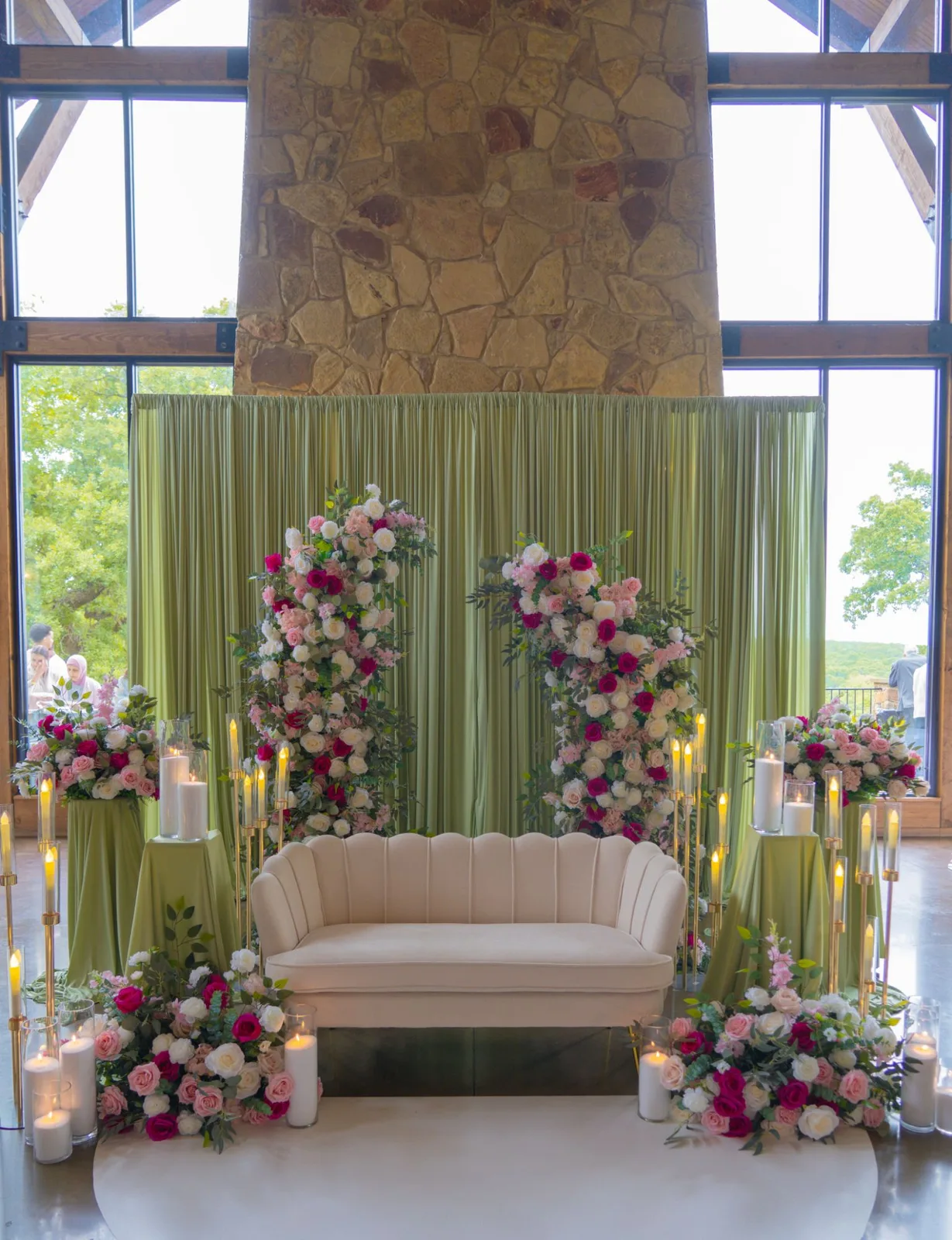 Nikah Stage & Florals